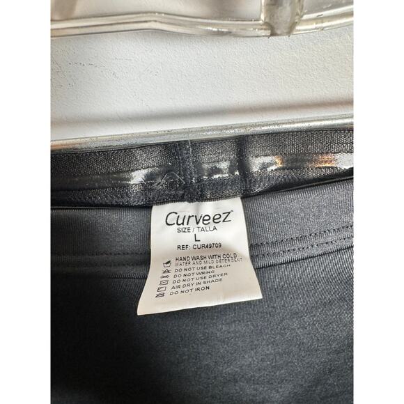 Brand New Curveez Women's Large Black Stunning Shape Shapewear Leggings Hi Waist - Picture 7 of 14